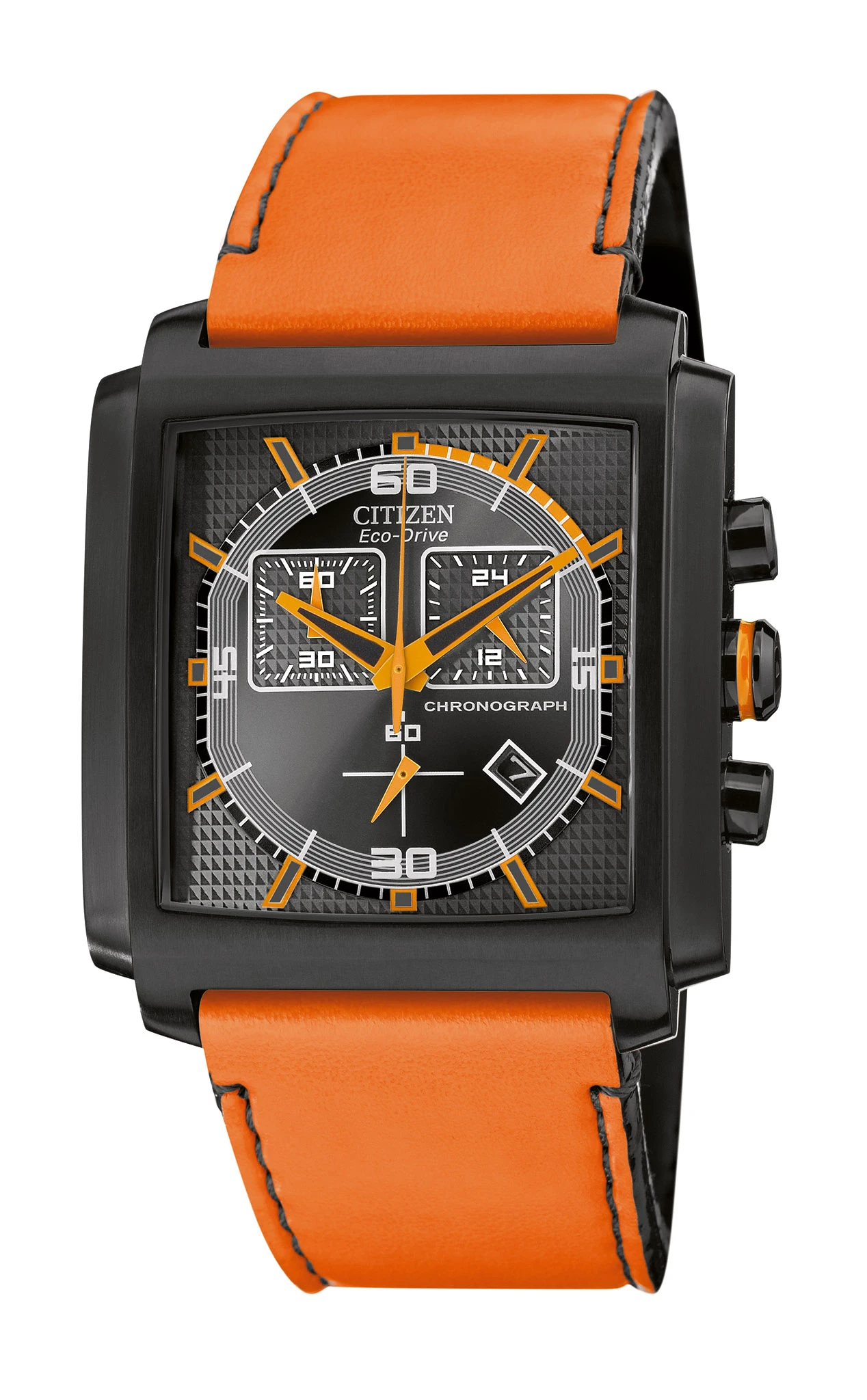 MFD - Multi-Function Display Gray Dial Leather Strap AT2217-01H